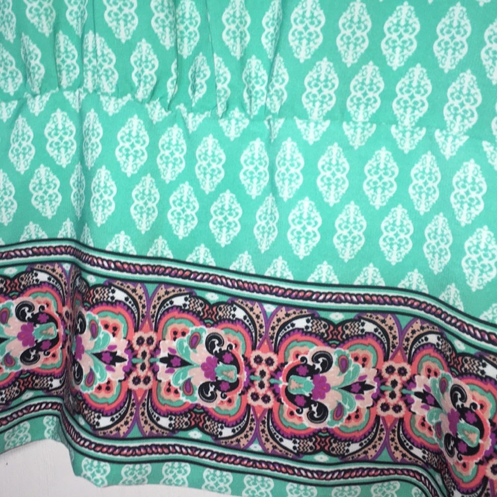 Kimono-multi colored geo print - Picture 4 of 8